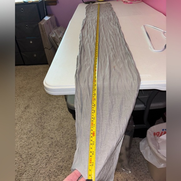 Chic Gray Sheer Scarf - Picture 8 of 8